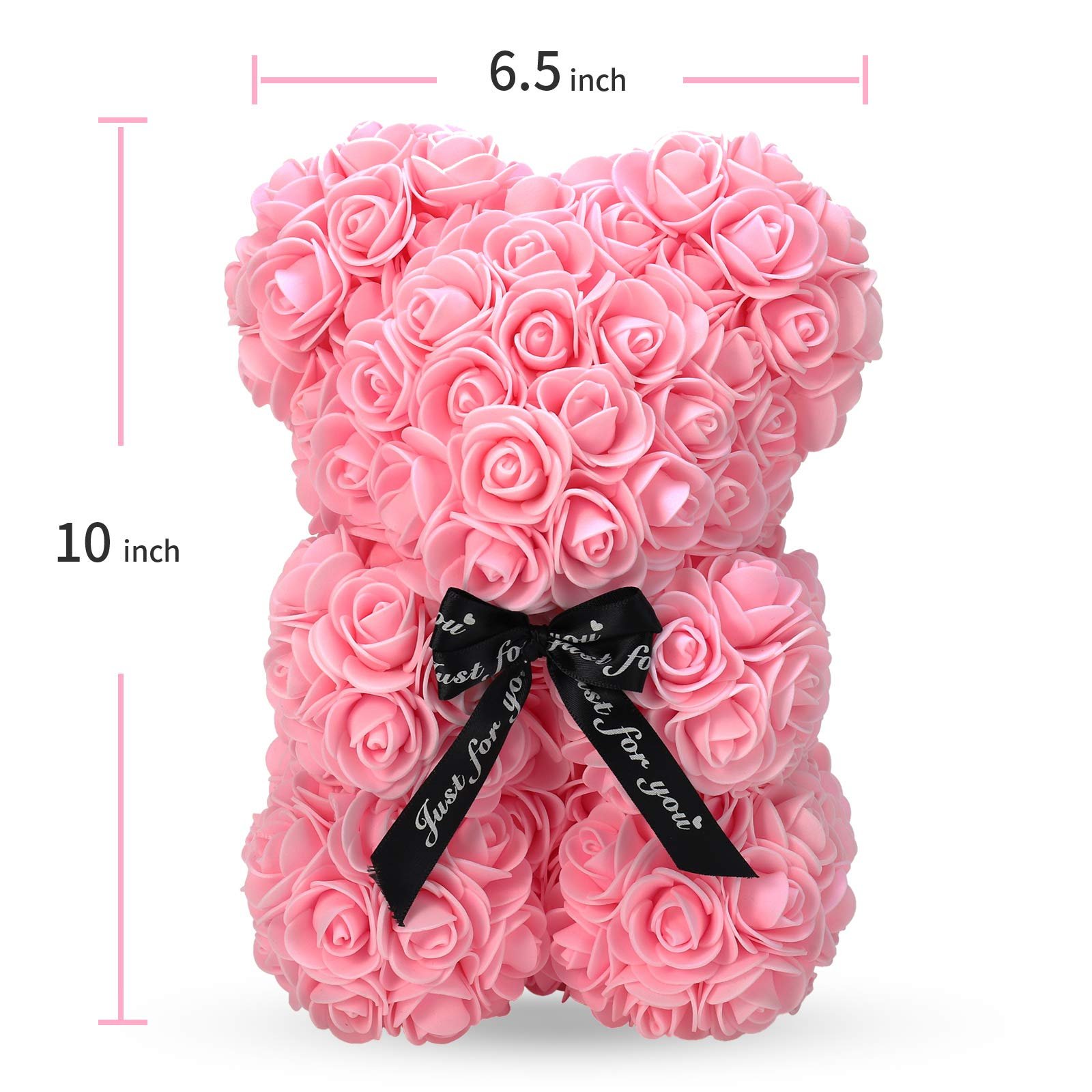 10-inch rose bear size guide