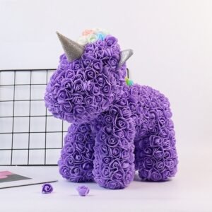 Classic 10-Inch Rose Unicorn Gift Set - Purple Product