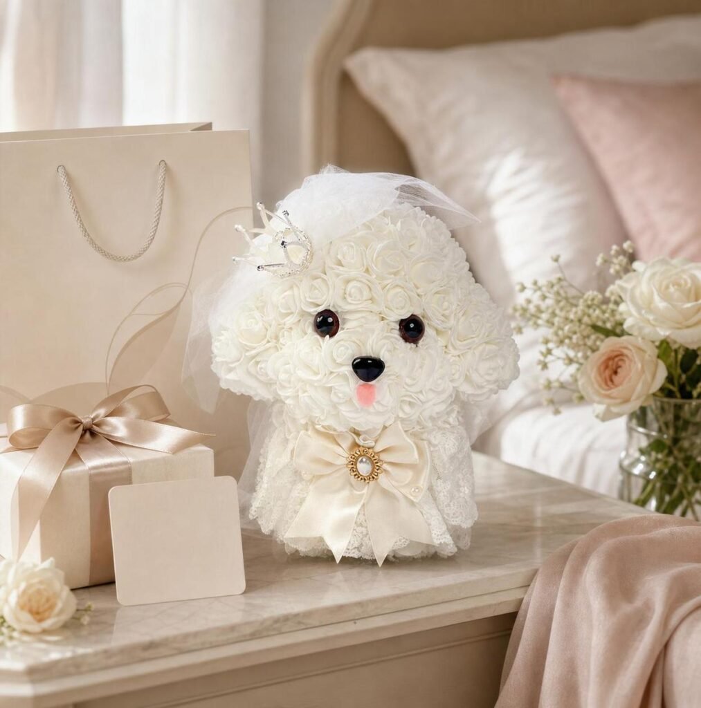 Rose Bichon Gift Box - Bride - Lifestyle
